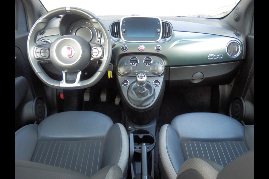 Fiat 500 70 pk. Hybride | Sport | Panoramadak | Clima | Pdc | Carplay |