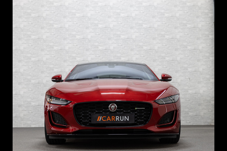 Jaguar F-Type 5.0 V8 RWD 7593km! 11-2020 | Panorama | Lane Assist | Bots Preventie | Pano | Ambiance | Sportuitlaat | Camera | Apple & Android Carplay | 20"| Alarm | Bovag garantie | Rijklaarprijs.