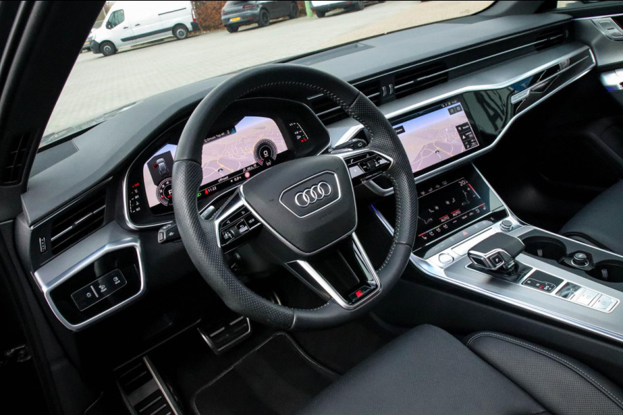 Audi A6 Avant 45 2.0TFSI Quattro S line Edition 245pk Automaat! 1e|Panoramadak|Virtual Cockpit|Leder|HD Matrix LED|Black|Trekhaak