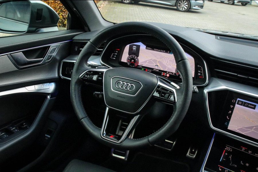 Audi A6 Avant 45 2.0TFSI Quattro S line Edition 245pk Automaat! 1e|Panoramadak|Virtual Cockpit|Leder|HD Matrix LED|Black|Trekhaak