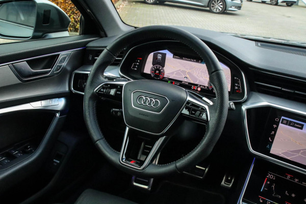 Audi A6 Avant 45 2.0TFSI Quattro S line Edition 245pk Automaat! 1e|Panoramadak|Virtual Cockpit|Leder|HD Matrix LED|Black|Trekhaak