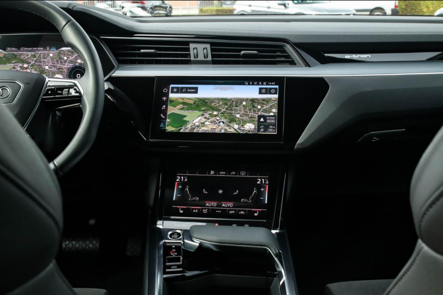 Audi e-tron Sportback 50 Quattro S Edition Pro Line S S-Line 313pk! INCL BTW!|1e Eig|DLR|Virtual Cockpit|Luchtvering|360|Black|22