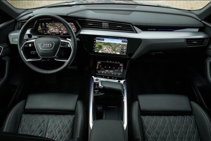 Audi e-tron Sportback 55 Quattro S Edition Pro Line S S-Line 408pk! 8%|Kuipstoelen|Panoramadak|Virtual Cockpit|Luchtvering|B&O|22