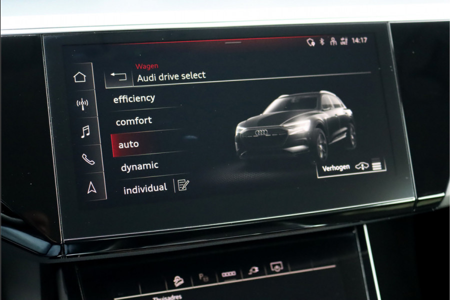 Audi e-tron 55 Quattro Advanced edition 95 kWh, Luchtvering, MMI Navigation Plus, Memory, Camera, Keyless Go, Voorklimatisering, Lane Depature Warning, Parkeerhulp Plus, Cruise Control, DAB, Stoelverwarming, Etc.