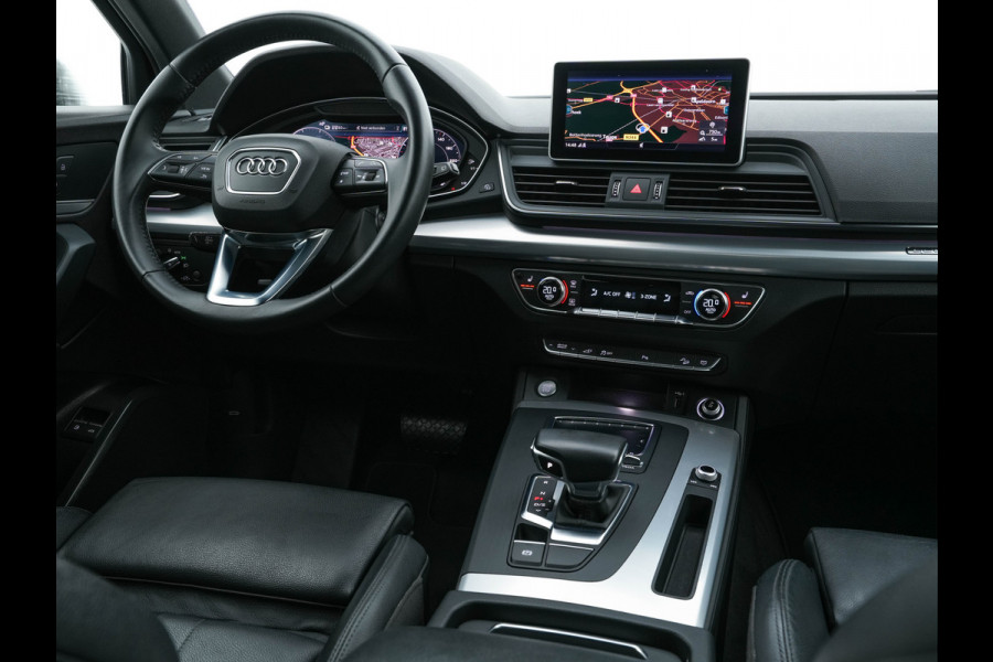 Audi Q5 50 TFSI e Plug-in-Hybride Quattro S-Edition (INCL-BTW) Aut. *ACC | MILANO-VOLLEDER | VIRTUAL-COCKPIT | FULL-LED | CAMERA | BLIND-SPOT | DAB | NAVI-FULLMAP| ECC | PDC | CRUISE | SPORT-SEATS | LANE-ASSIST | 20"ALU*