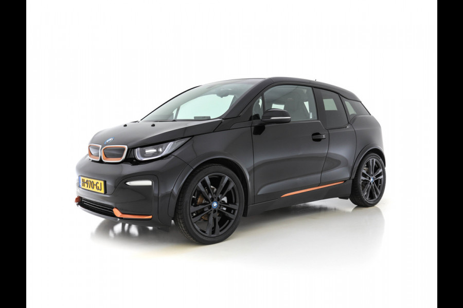 BMW i3 S 120Ah 42 kWh Road-Style-Edition (INCL-BTW ) Aut * HEAT-PUMP | STELLAR-VOLLEDER | NAVI-FULLMAP | HARMAN/KARDON-SURROUND | FULL-LED | KEYLESS | CAMERA | DAB | ECC | PDC | CRUISE | COMFORT-SEATS | 20"ALU*