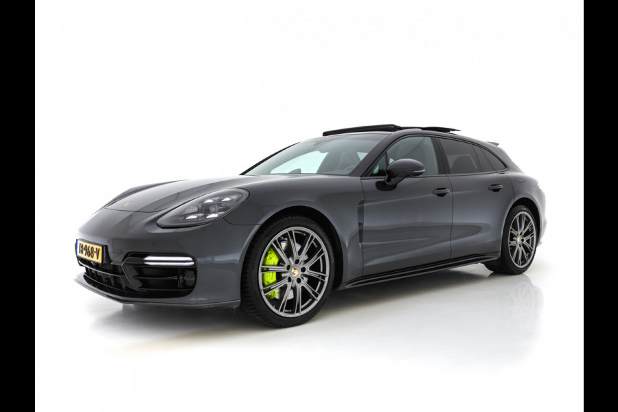 Porsche Panamera Sport Turismo Sport-Chrono-Pack 2.9 4 E-Hybrid (NL-AUTO) Aut. *PANO | NAPPA-VOLLEDER | FULL-LED | NAVI-FULLMAP | AIR-SUSPENSION | KEYLESS | BOSE-SURROUND-AUDIO | SOFT-CLOSE | ADAPT-CRUISE | SURROUND-VIEW | DAB | MEMORY-PACK | APP.CONNECT