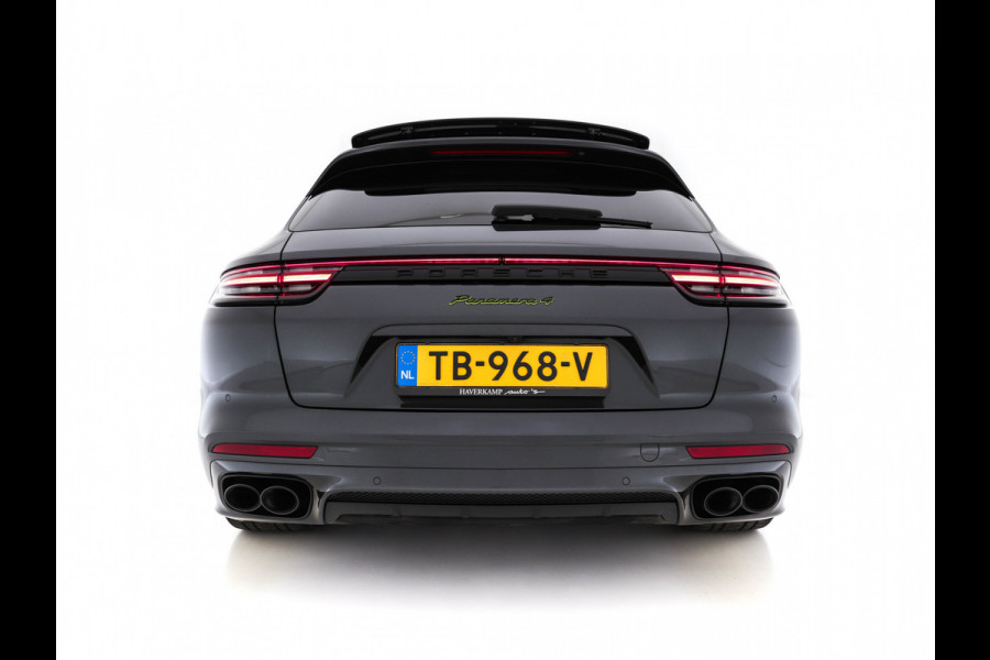 Porsche Panamera Sport Turismo Sport-Chrono-Pack 2.9 4 E-Hybrid (NL-AUTO) Aut. *PANO | NAPPA-VOLLEDER | FULL-LED | NAVI-FULLMAP | AIR-SUSPENSION | KEYLESS | BOSE-SURROUND-AUDIO | SOFT-CLOSE | ADAPT-CRUISE | SURROUND-VIEW | DAB | MEMORY-PACK | APP.CONNECT