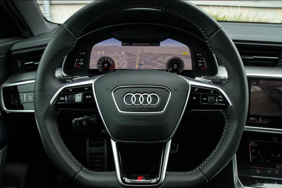 Audi A6 Avant 55 TFSI e Quattro Competition S line Edition 367pk Automaat|Panoramadak|Virtual Cockpit|HD Matrix LED|Black|Trekhaak