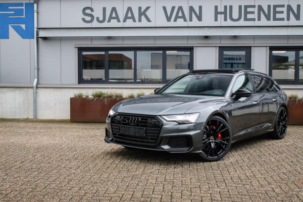 Audi A6 Avant 55 TFSI e Quattro Competition S line Edition 367pk Automaat|Panoramadak|Virtual Cockpit|HD Matrix LED|Black|Trekhaak