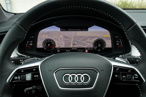 Audi A6 Avant 55 TFSI e Quattro Competition S line Edition 367pk Automaat|Panoramadak|Virtual Cockpit|HD Matrix LED|Black|Trekhaak