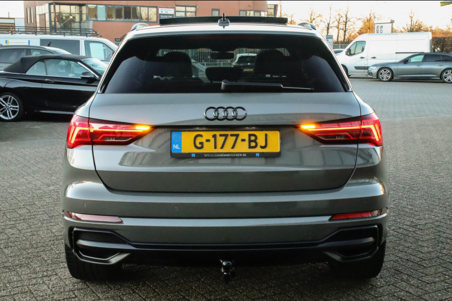 Audi Q3 35 TFSI 1.5TFSI S Line Pro Line S 150pk S-Tronic 1e|Panoramadak|Virtual Cockpit|LED Matrix|Leder|B&O|20inch|Black|Trekhaak