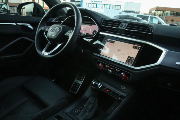 Audi Q3 35 TFSI 1.5TFSI S Line Pro Line S 150pk S-Tronic 1e|Panoramadak|Virtual Cockpit|LED Matrix|Leder|B&O|20inch|Black|Trekhaak