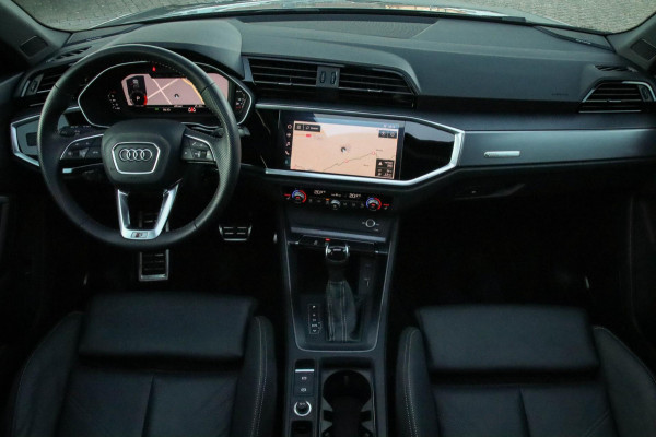 Audi Q3 35 TFSI 1.5TFSI S Line Pro Line S 150pk S-Tronic 1e|Panoramadak|Virtual Cockpit|LED Matrix|Leder|B&O|20inch|Black|Trekhaak