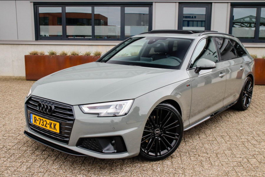 Audi A4 Avant 2.0 TFSI S line Black Edition Facelift 245pk S-Tronic! 2e|DLR|Panoramadak|Virtual Cockpit|Leder|LED Matrix|Black|19