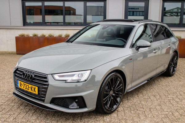 Audi A4 Avant 2.0 TFSI S line Black Edition Facelift 245pk S-Tronic! 2e|DLR|Panoramadak|Virtual Cockpit|Leder|LED Matrix|Black|19