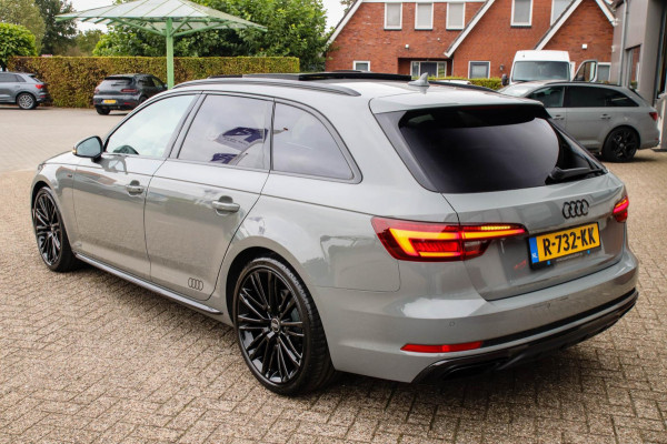 Audi A4 Avant 2.0 TFSI S line Black Edition Facelift 245pk S-Tronic! 2e|DLR|Panoramadak|Virtual Cockpit|Leder|LED Matrix|Black|19