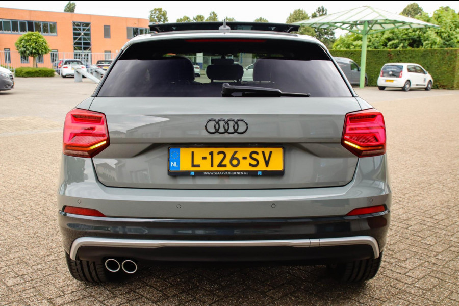 Audi Q2 1.4 TFSI CoD Sport Pro Line S S-line 150pk S-Tronic! 2e Eig|DLR|Panoramadak|Virtual Cockpit|LED|3D Knippers|Leder|Ambiance