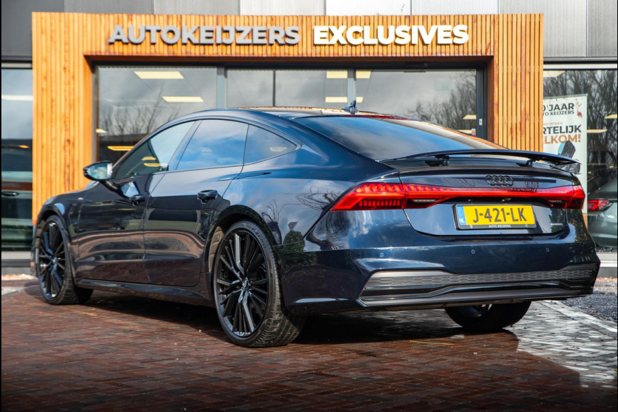 Audi A7 Sportback 45 TFSI quattro Pro Line S 360 Camera B&O 360 Camera B&O Memory 21" LMV ACC Keyless Ambient Achterbank Verw. Stoelverw.