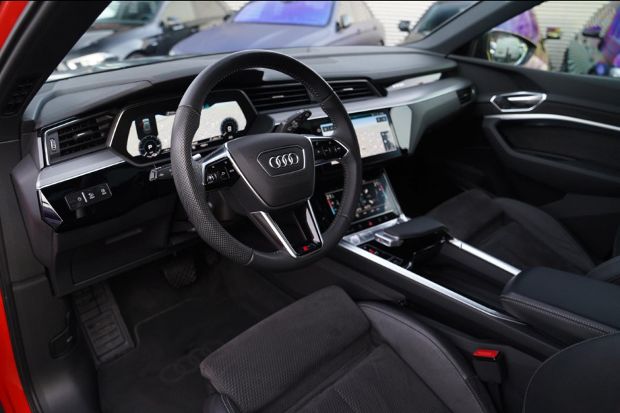 Audi e-tron E-tron 55 quattro advanced 95 kWh | MARGE GEEN BTW | Bang&Olufsen | Panorama | Head up display | 360 cam | 22 inch |