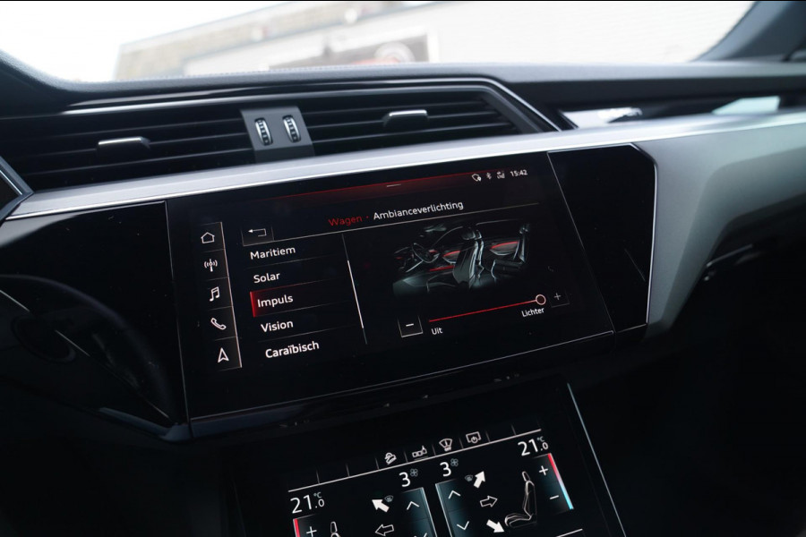 Audi e-tron E-tron 55 quattro advanced 95 kWh | MARGE GEEN BTW | Bang&Olufsen | Panorama | Head up display | 360 cam | 22 inch |