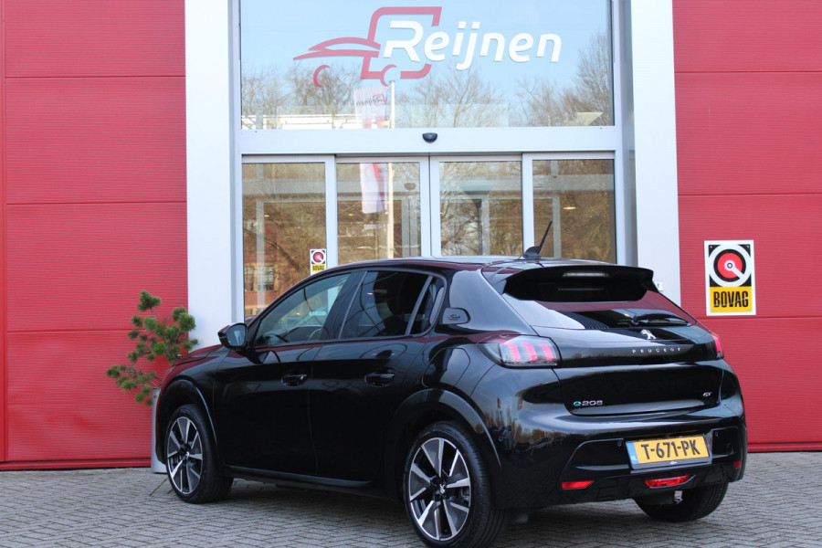 Peugeot e-208 EV GT PACK 50 kWh 136PK AUTOMAAT | 3 FASE | NAVIGATIE | ACHTERUITRIJ CAMERA | APPLE CARPLAY / ANDROID AUTO | CLIMATE CONTROL | ADAPTIVE CRUISE CONTROL | LED KOPLAMPEN | DRAADLOOS TELEFOON LADER | KEYLESS ENTRY / START |