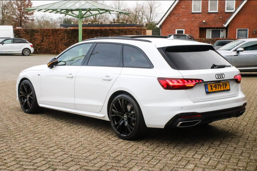 Audi A4 Avant 2.0 TFSI S line Black Edition Facelift S-Tronic 1e Eig|DLR|Panoramadak|Virtual Cockpit|Leder|LED Matrix|Camera|Black