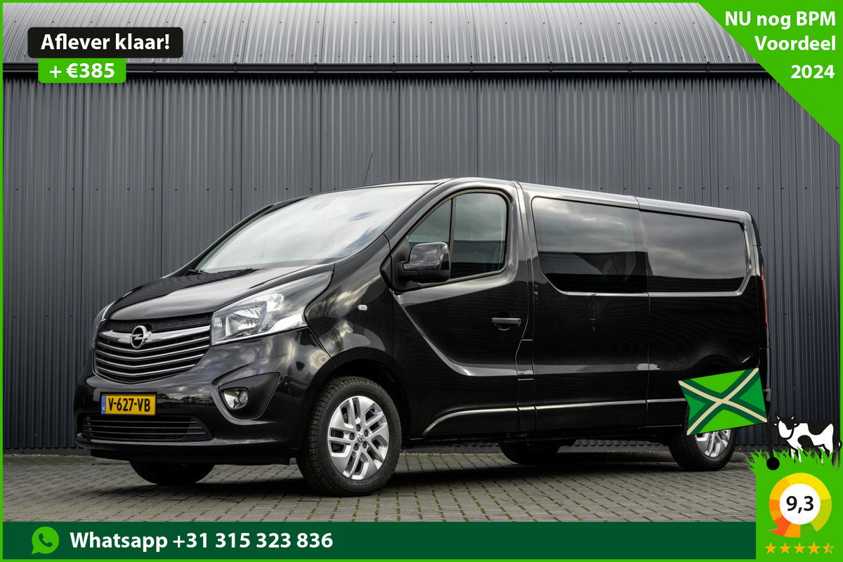 Opel Vivaro **1.6 CDTI L2H1 | Euro 6 | 146 PK | Cruise | R-Link | A/C | DC | 6-Persoons**