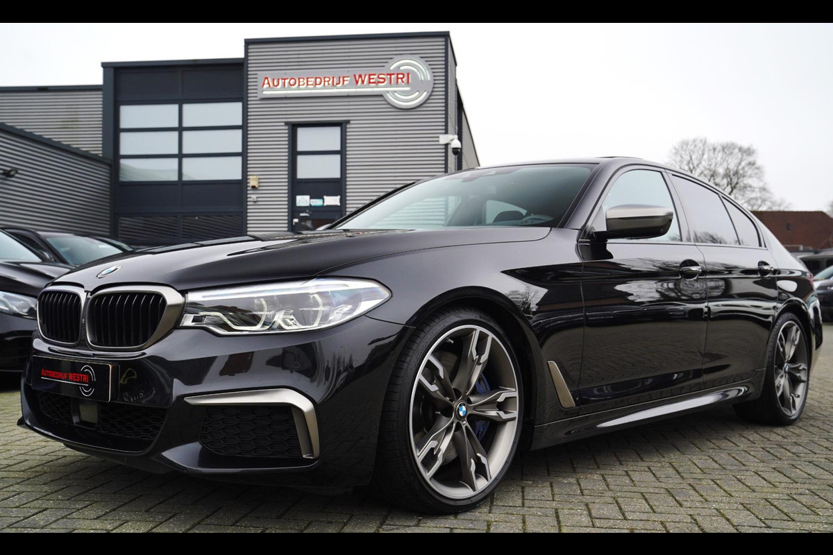 BMW 5 Serie M550i xDrive High Executive | 360 cam | Harman/Kardon | Nappa Leder | Adaptieve cruise | Dealer onderhouden | Trekhaak