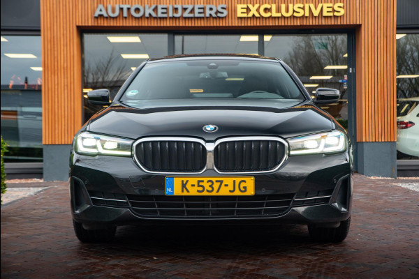 BMW 5 Serie 518d High Executive Edition Panodak Cruise Leer Stoelverw. PDC Memory DAB+ Trekhaak