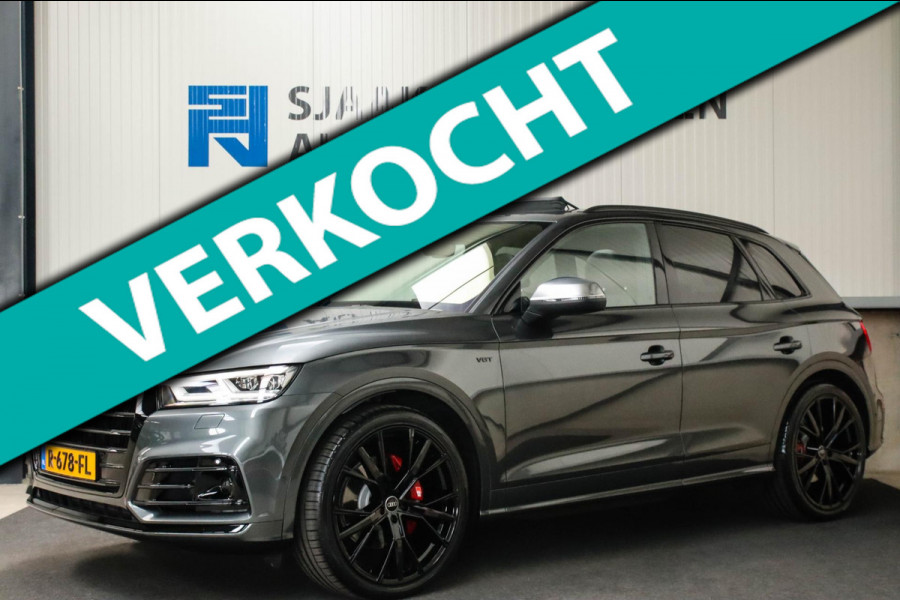 Audi Q5 3.0TFSI SQ5 Quattro S-Line 354pk Automaat! 1e Eig|DLR|Luchtvering|Kuipstoelen|Panoramadak|Virtual Cockpit|Black|Carbon|22