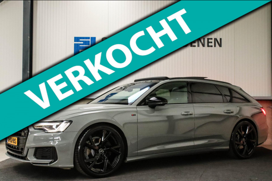 Audi A6 Avant 45 2.0TFSI Quattro S line Edition 245pk Automaat! 1e|Audi Exclusive Nardo|Panoramadak|Leder|LED Matrix|Black|21inch