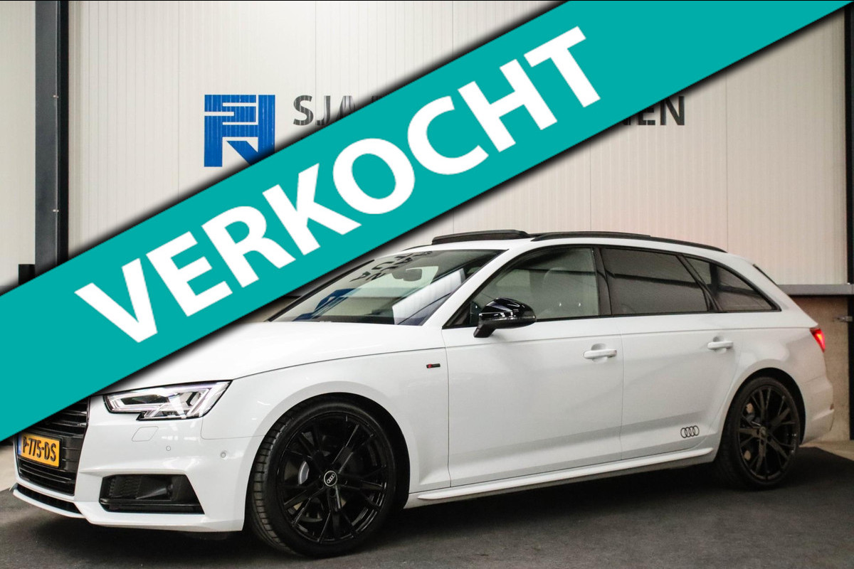 Audi A4 Avant 45 2.0TFSI S line Black Edition Facelift 252pk S-Tronic! 1e Eig|DLR|Panoramadak|Virtual Cockpit|Leder|LED|ACC|Black