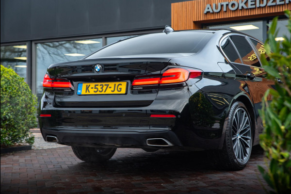 BMW 5 Serie 518d High Executive Edition Panodak Cruise Leer Stoelverw. PDC Memory DAB+ Trekhaak