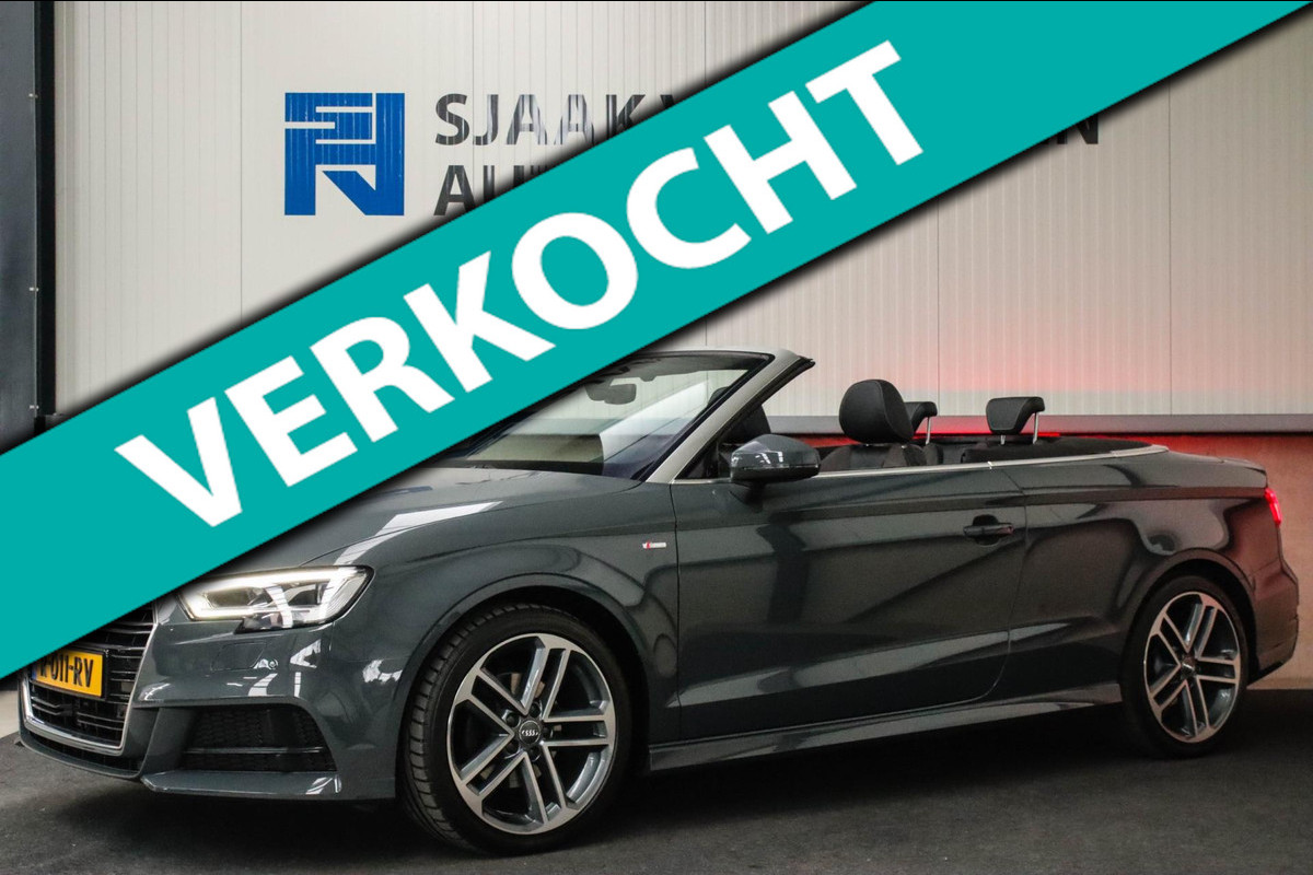 Audi A3 Cabriolet Facelift 1.4 TFSI Sport Pro Line S Line S-Tronic Automaat 1e|DLR|Virtual Cockpit|LED Matrix|Leder|Keyless|Camera