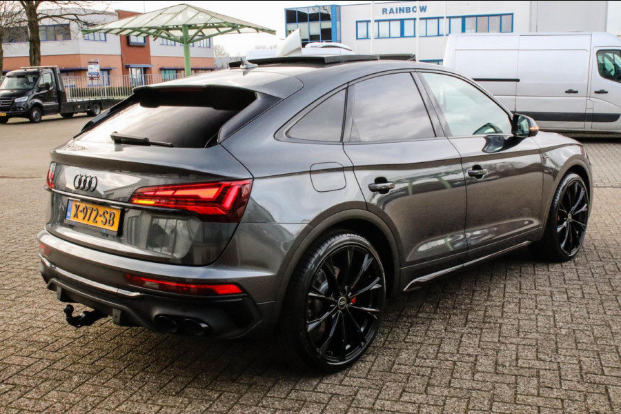 Audi Q5 Sportback 55 TFSIe Quattro Competition S Edition S-Line 367pk Automaat|NIEUW MODEL|Panoramadak|Luchtvering|Virtual Cockpit