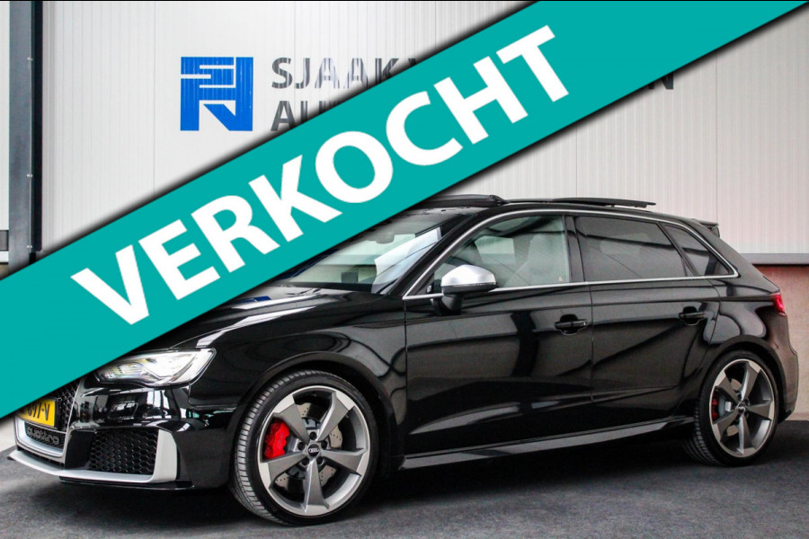 Audi RS3 Sportback 2.5 TFSI A3 Quattro S-Tronic 431pk! 2e Eig|Origineel NL|DLR|JD|Kuipstoelen|Panoramadak|LED|Camera|Magnetic|B&O