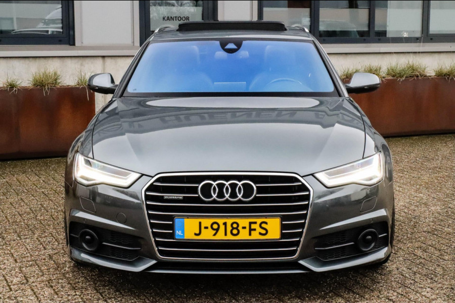 Audi A6 Avant 2.0 TFSI Quattro S line Edition 252pk Automaat|UNIEK|2e Eig|Panoramadak|Luchtvering|Softclose|Memory|LED Matrix|NAVI