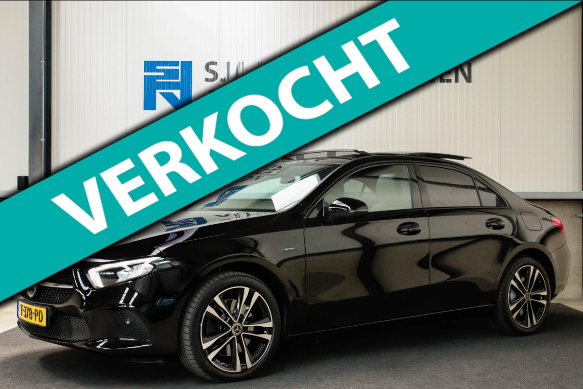 Mercedes-Benz A-Klasse 250 e Limousine Launch Sport Edition 8G Automaat 218pk! 1e|Panoramadak|Widescreen|LED|Leder|Burmester|Sfeer