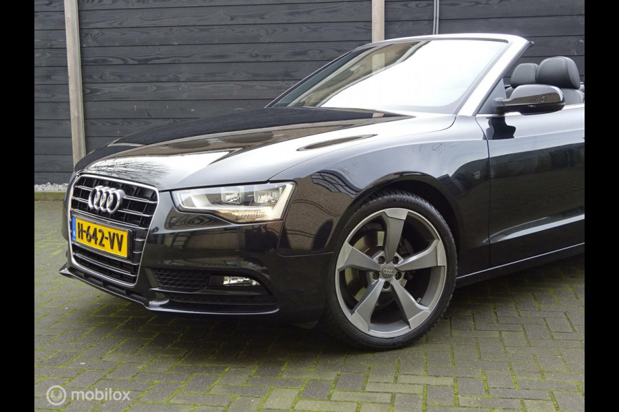 Audi A5 Cabriolet 177 PK / S-line vol leder / FM NAV / 18" / Afn.trekhaak / Automaat / 116.880 KM!!!