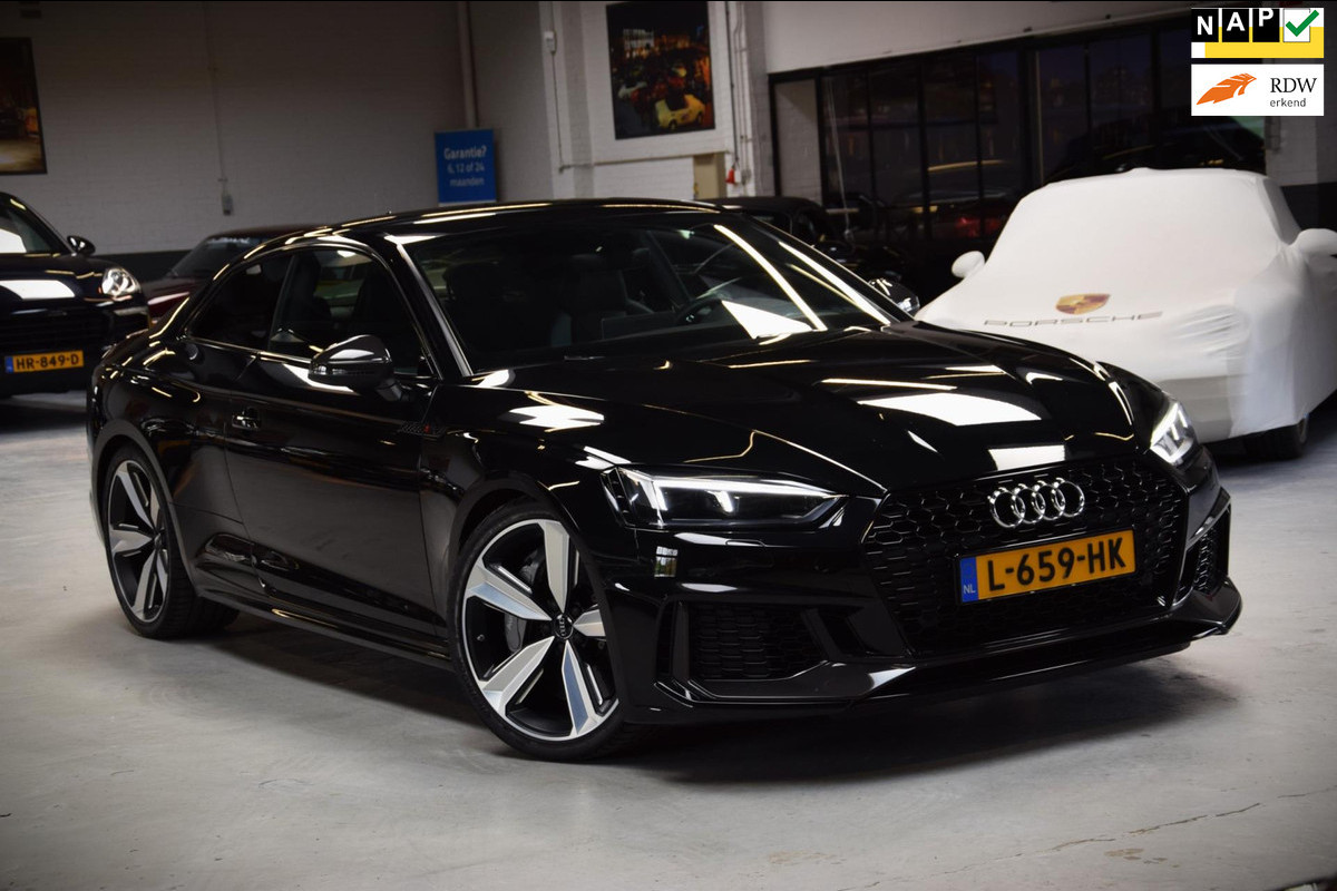 Audi RS5 RS-5 A5 Coupé 2.9 TFSI RS5 Quattro *Keramisch* Navi|Leder|Massage|450pk!!|Head-up|58100 Km!|Dealer onderhouden