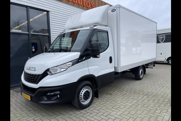 Iveco Daily 35S14H 2.3 automaat / bakwagen met Zepro ( Hiab ) laadklep / rijklaar € 30.950 ex btw / lease vanaf € 554 / cruise en climate control / standkachel / zijdeur / bijrijdersbank !