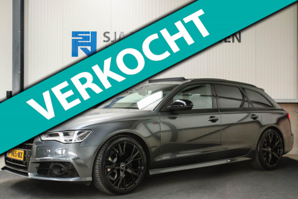 Audi A6 Avant 1.8 TFSI ultra Sport S-Line Automaat 190pk! 1e Eig|DLR|Panoramadak|Lederen sportstoelen|LED Matrix|20inch|360|Black