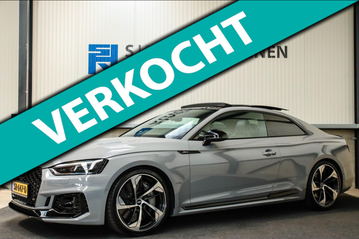 Audi RS5 Coupé 2.9 TFSI A5 quattro 510pk ABT V6! 1e Eig|DLR|Kuipstoelen|Panoramadak|Virtual Cockpit|Keramische remmen|360 Camera