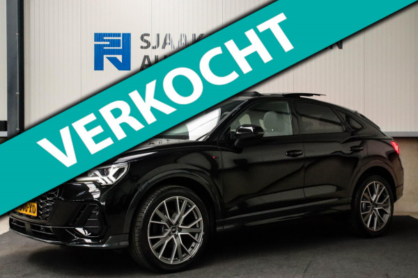 Audi Q3 Sportback 35 TFSI 1.5TFSI S Line Pro Line S 150pk S-Tronic! Panoramadak|Virtual Cockpit|LED Matrix|Leder|ACC|20inch|Black