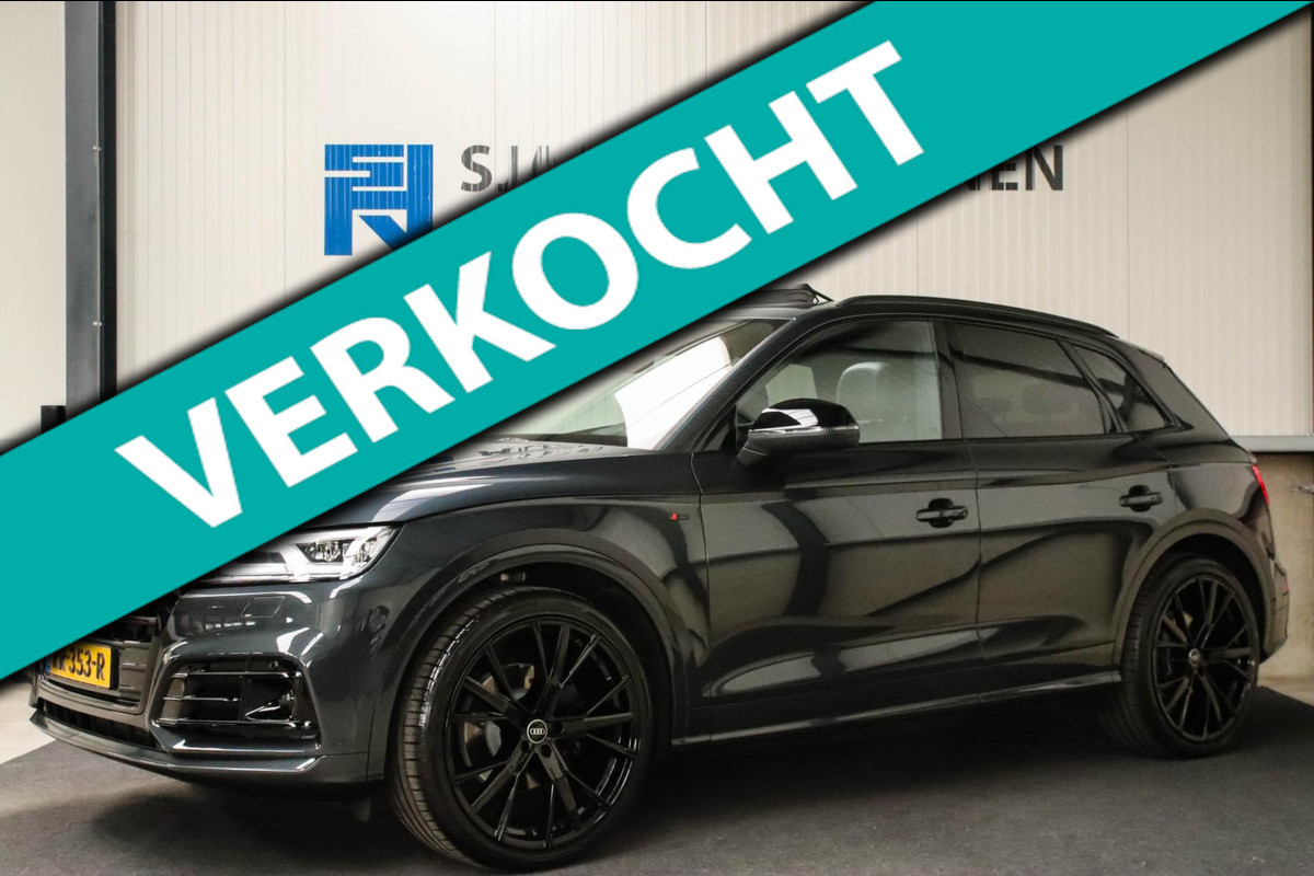 Audi Q5 2.0 TFSI Quattro Pro Line S S-Line 252pk Automaat Luchtvering|Kuipstoelen|Panoramadak|Virtual Cockpit|360|HUD|ACC|Black|22