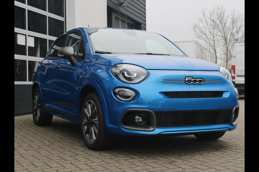 Fiat 500X 1.5 Hybrid Sport | Automaat | Navi | Clima | Camera | Keyless | Cruise | Apple Carplay | BSM | 18"