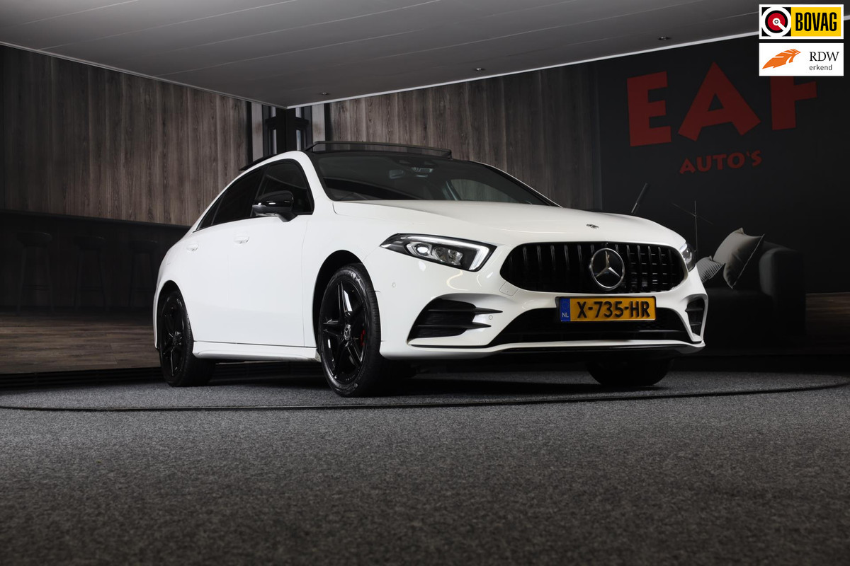 Mercedes-Benz A-Klasse 250 e AMG Limited Sedan / 360 Camera / Acc / Lane Assist / Burmester / Elek Stoel / Sfeerverlichting / Pano