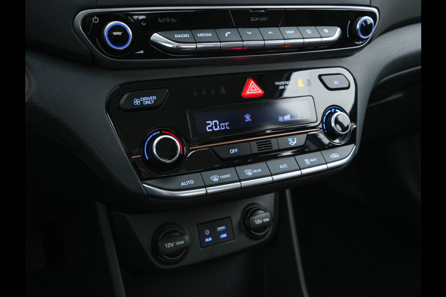 Hyundai IONIQ Comfort EV (INCL-BTW) *NAVI-FULLMAP | FULL-LED | INFINITY-AUDIO | CAMERA | ECC | DAB | PDC | APP.CONNECT | CRUISE | LANE-ASSIST | 16"ALU*