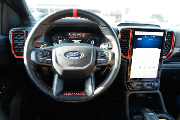 Ford Ranger Raptor 3.0 Ecoboost V6 292 PK | Direct Beschikbaar | Grijs Kenteken | Trekhaak | Adaptive Cruise | Draadloos Laden | Camera's voor en achter  | B&O Audio